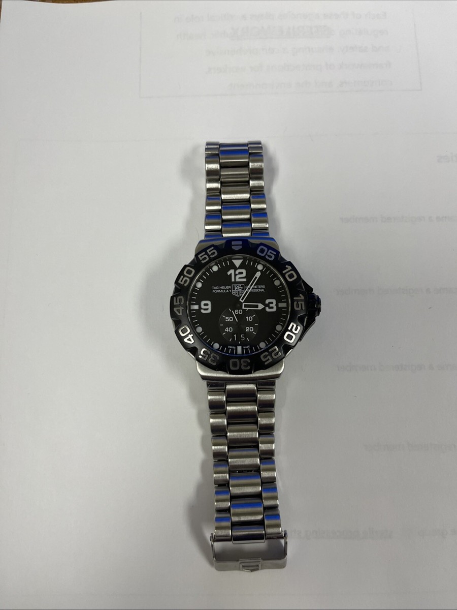 Tag Heuer WAH1010.BA0854 Formula 1 Mens Watch F1 Black  display picture 2