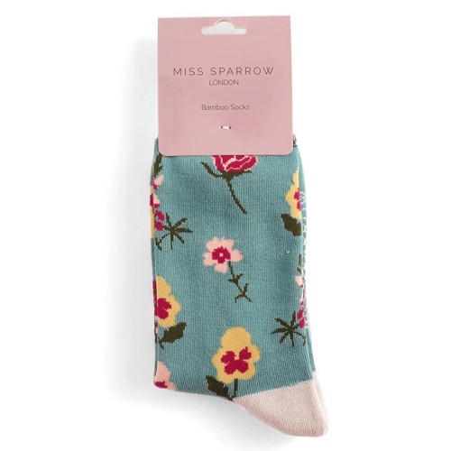 Ladies Bamboo Ankle Socks Cute Designs One Size Flowers Floral Garden Womens - Picture 14 of 75