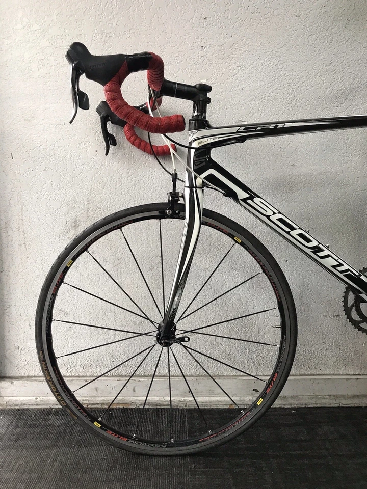 Bicicleta de carrera de carretera ultra ligera Scott CR1 Elite Foto 4 de 4