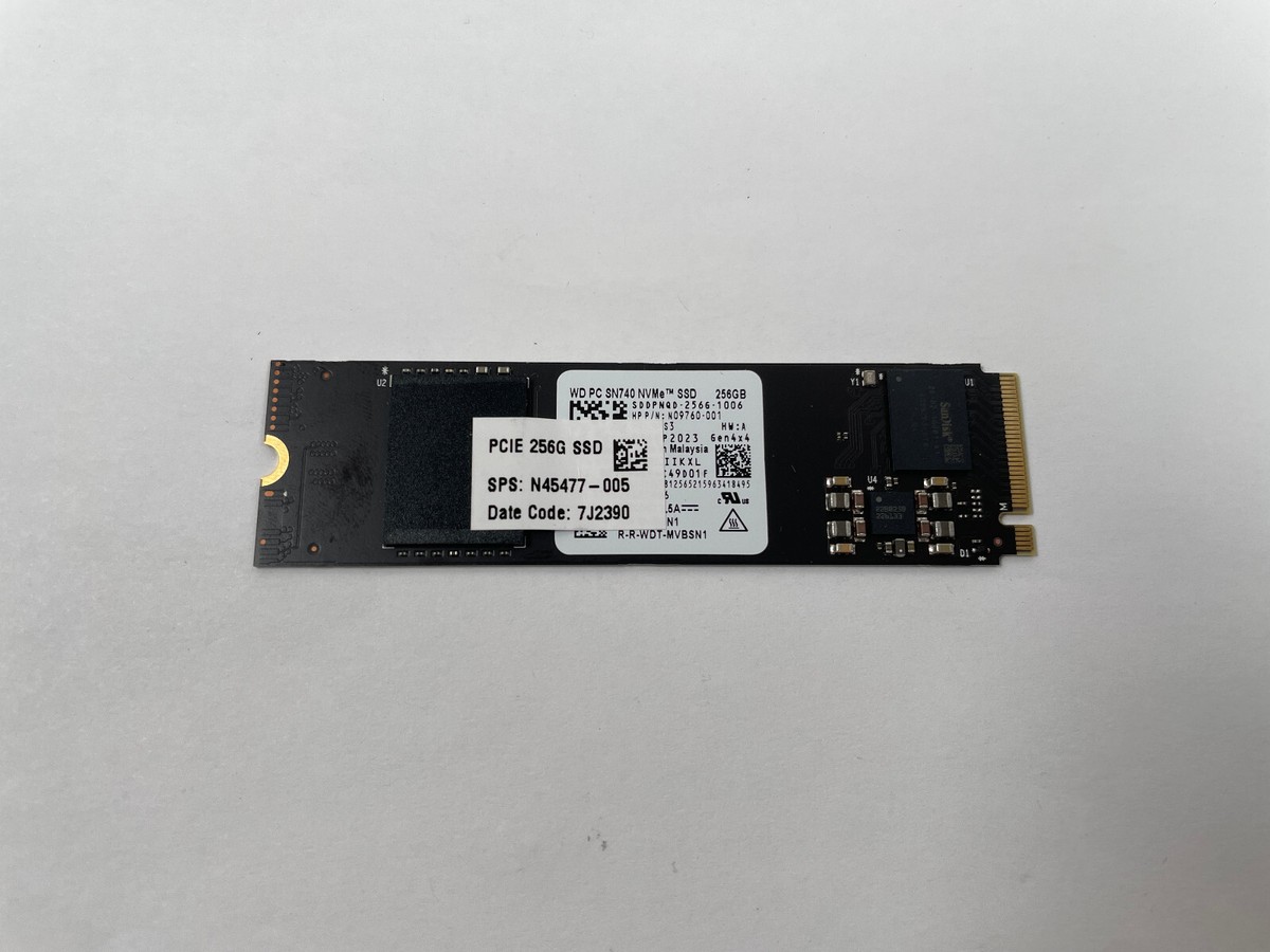 SDDPNQD-256G-1006 SN740 Western Digital 256GB M.2 PCIe NVMe SDDPNQD-256G-1006 SN740 Western Digital 256GB M.2 PCIe NVMe