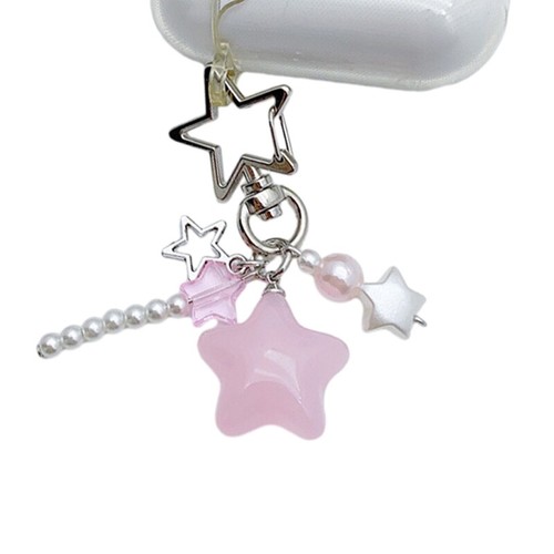 Portable Macaron Jelly Star Keychain Stylish Starry Keychain Candy Color Keyring - Zdjęcie 11 z 12