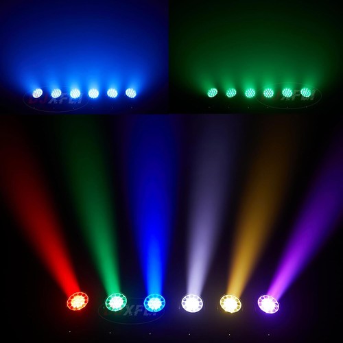 4x LED Zoom Beam Wash 19X20W Moving Head RGBW DMX DJ Halloween Bühnenlicht +case - Afbeelding 7 van 31