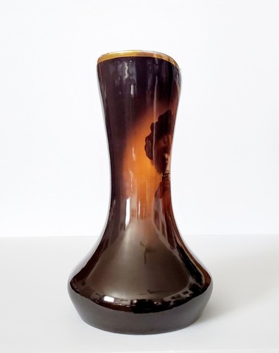 ROYAL VIENNA HANDBEMALTE PORZELLANVASE MÄNNLICHER MANN PORTRAIT - Bild 12 von 13