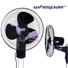 WHISPAIR 16" Wall Mounted Oscillating Fan 40cm 3 Speed Setting Air Cooling