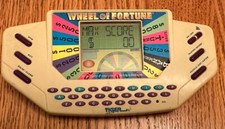 WHEEL OF FORTUNE Handheld Electronic GAME CARTRIDGE Tiger 1995 - Tested