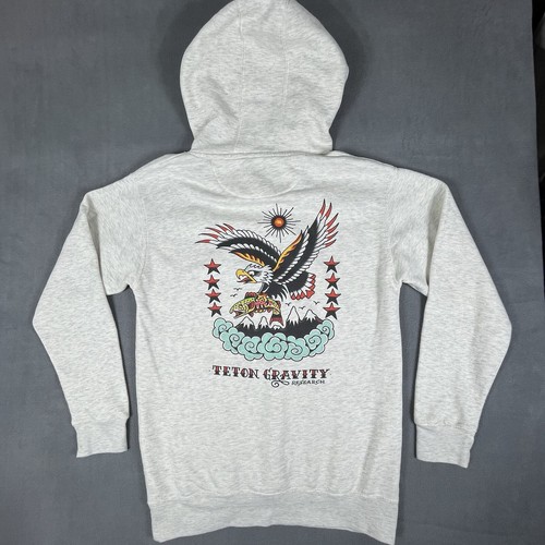 Teton Gravity Research Hoodie Adult M Ed Hardy Graphic Logo Outdoors Mens - Picture 9 of 14