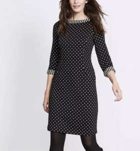 black dotty dress