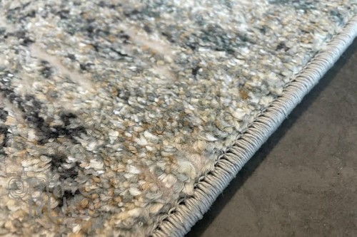 GREY FLOOR RUG ABSTRACT PATTERN MODERN CARPET - 160 x 235 CM - Picture 5 of 6