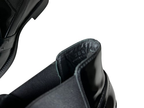 TOD’S Glossy Patent Leather Chelsea Boots 38.5 - Picture 8 of 9