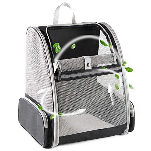 Texsens Innovative Traveler Bubble Backpack Pet Carriers for Cats and Dogs Black - Picture 1 of 9