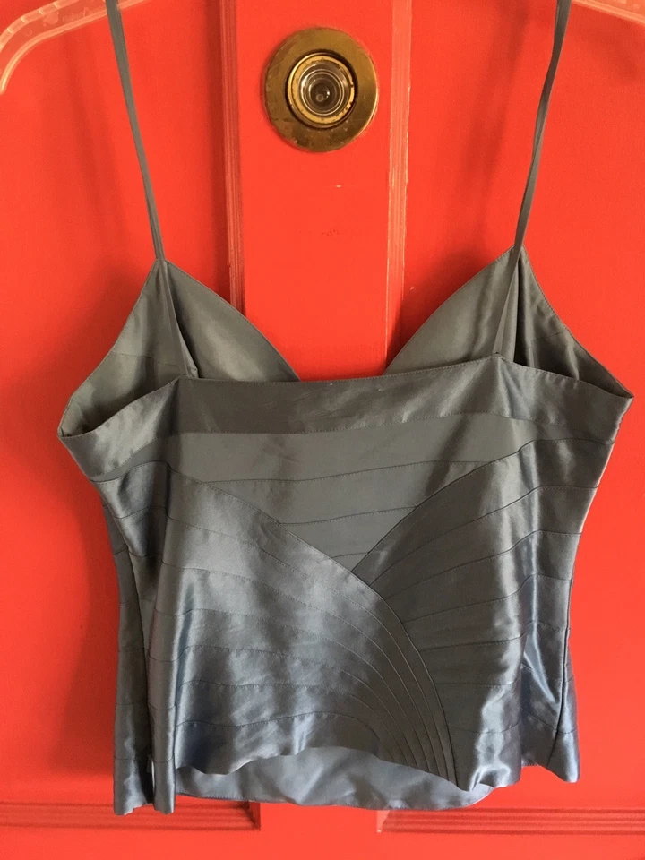 Marc Jacobs Seda Espagueti Correa Top Blusa Camisola Foto 3 de 3