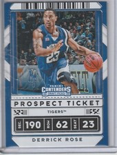 2020 Derrick Rose Panini Contenders Draft Picks #4 Memphis