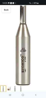 Yonico 14921 - Untergroßer Sperrholz gerade Dado Router Bit, C*