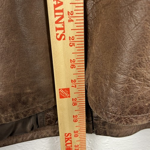 De Colección Wilson’s The Leather Experts Hombres’s M Cuero Cremallera Completa Chaqueta Bolsillos Usada en Excelente Condición - Imagen 18 de 18