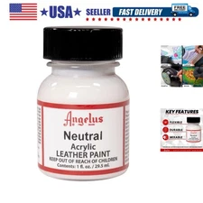 Acrylic Leather Paint For Shoes, Sneakers, Leather, Canvas, Furniture, and Mo...