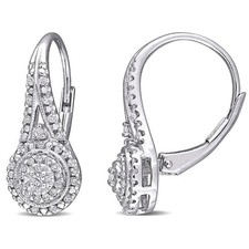 1 Pairs Cubic Zirconia Earrings Luxurious Womens Charm Drop Dangle Earrings