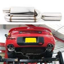For Mitsubishi 3000gt 1991-99 Twin Exhaust Muffler 2.5 Inlet 4.0 Tip Stainless