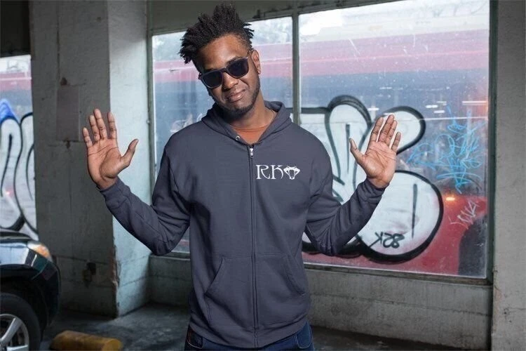 Randy Orton RKO Navy Blue Double Sided Zip Hoodie