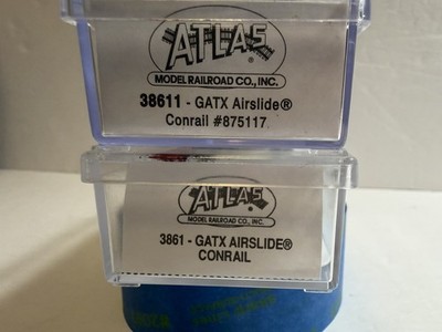 N Scale 2 Atlas GATX Airslide Conrail