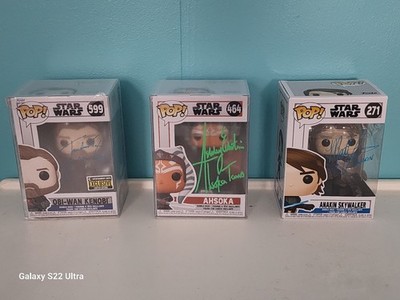 Star Wars Ahsoka/Obi Wan/Anakin signed Ashley Eckstein/James Taylor/Matt Lanter
