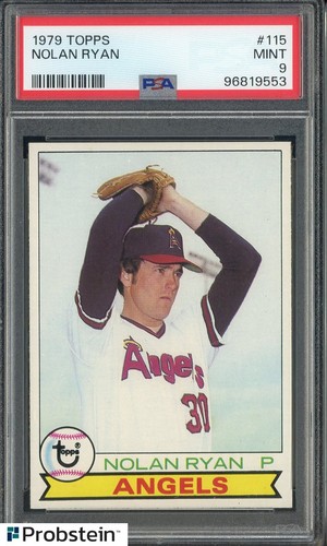 1979 Topps #115 Nolan Ryan Angels HOF PSA 9 MINT