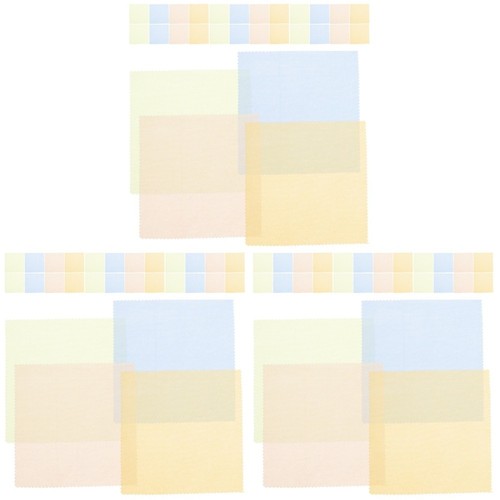 3 Pièces Tissu Fibre Fine Lunettes Ordinateur Écran Nettoyeur Chiffons Électronique - Photo 8/8
