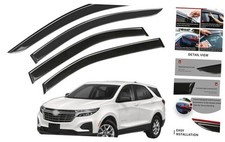 Window Visor for 2018-2024 Chevy Equinox, Rain Guard Tape-On Extra Durable Sun