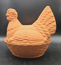 Vintage ? Porta Uova Pollo Terracotta Kitchenalia Conservazione Casale