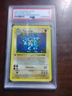 1999 POKEMON BASE SET 1ST EDITION-SHADOWLESS #8 MACHAMP-HOLO PSA 5