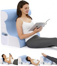 Reading Pillow for Sitting in Bed Back Pillow for Sitting Up Bed Wedge Pillow