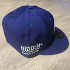 New Era Hidden NY 59FIFTY Fitted Hat Blue White Logo Manhattan 7 1/4 Brand New! — photo 3