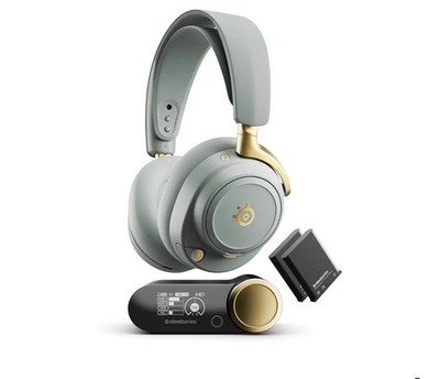 SteelSeries Arctis Nova Elite Wireless Headset Sage Gold NEW SEALED