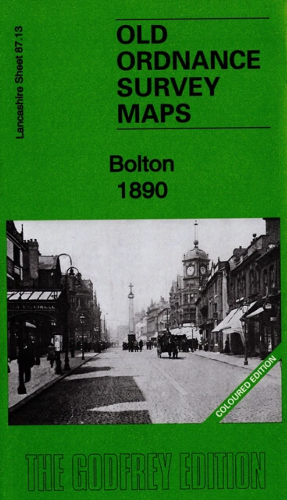 MAP OF Bolton 1890 Lancashire Sheet 87.13 NEW 9781787213241