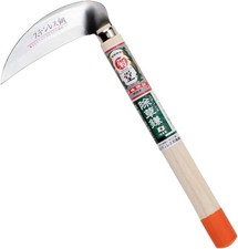 TAKAGI KIKUDO Japanese Stainless Steel Small Sickle 120mm Garden Weeding