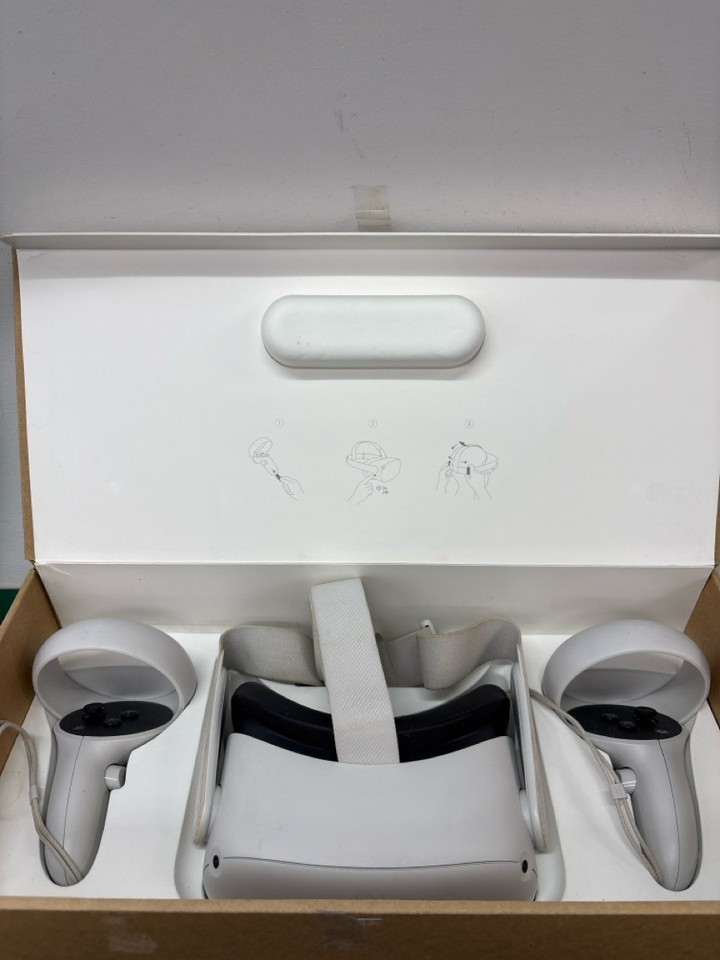 Oculus Box Outside Oculus Quest 2 128GB Advanced All-in-one VR Headset – White (EZ8012138 ...