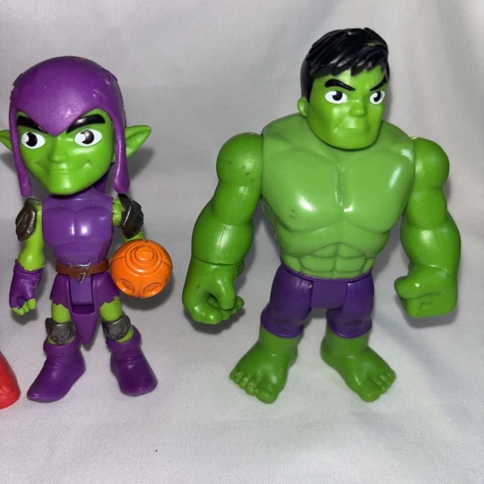 Lote Marvel Spidey y sus increíbles amigos Hulk Gwen Duende Verde Foto 4 de 4