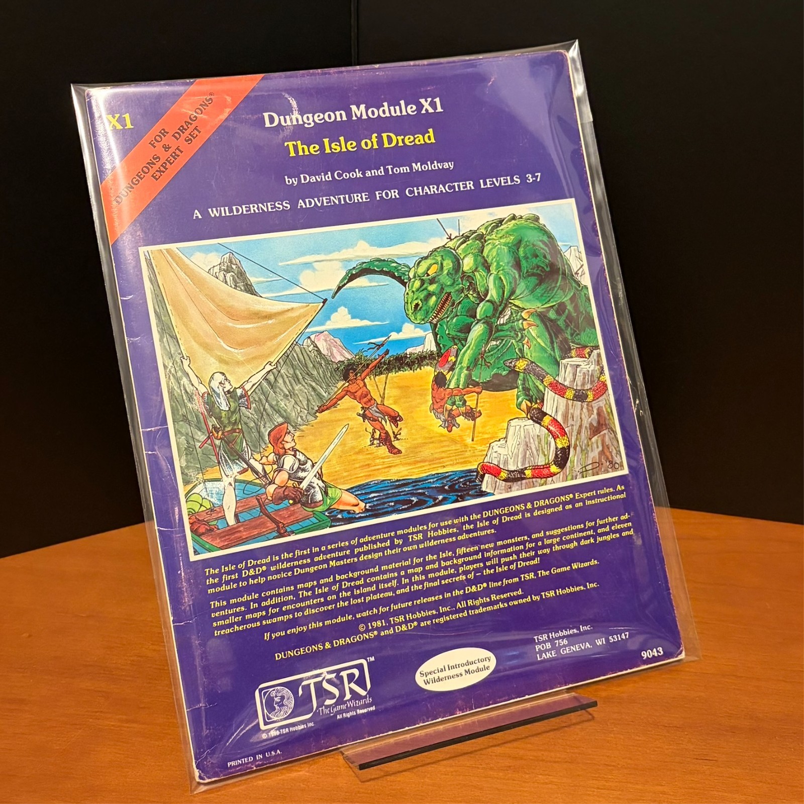 Dungeons and Dragons Module X1: The Isle of Dread, TSR 9043