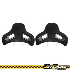 2x Seat Headrest Rod Dia 14mm For Toyota/Benz GLC300 GLC300e GLC350e Black Suede