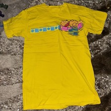 Vintage Disney Winnie The Pooh No Bothers Here Yellow T-shirt Kids Size M