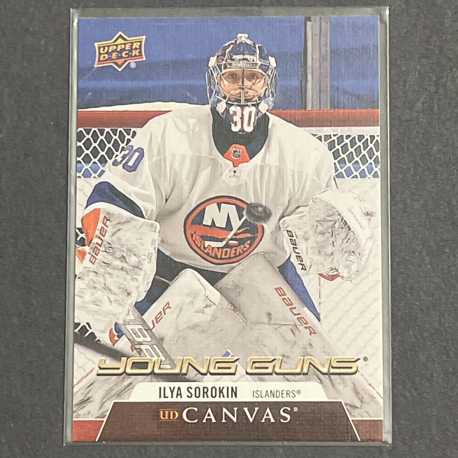 2020-21 Upper Deck - Ilya Sorokin Ud Canvas Young Guns #C212 (RC)