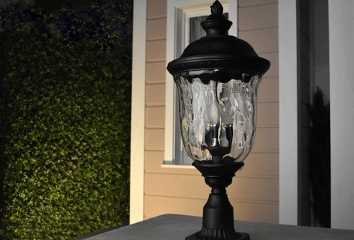 Maxim 3426 Bronze Carriage House Dc 1-Light Outdoor Post Light - Picture 6 of 12