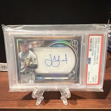 Topps 2020 Tribute Jordan Yamamoto Autograph Rookie TA-JY PSA Miami Marlins