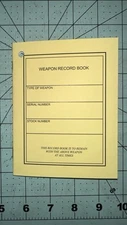 USN  Weapon Record Book MK13 Sniper Rifle Remington 700