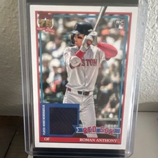Topps 2026 Series 1 1991 Relics Roman Anthony Boston Red Sox Rookie #91R-RA