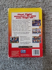 Final Fight CD (Sega CD 1993) Complete with Box Manual & Registration Card GREAT