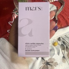 Mars Nitric Oxide Capsules 60ct Arginine Citrulline Ashwagandha Gluten-Free