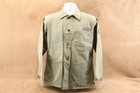 USMC Marine US Post-WW2 Korea Chevrons Stenciled P-47 HBT Combat Fatigue Shirt — photo 5
