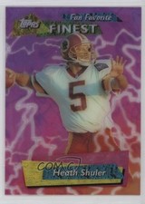 1995 Topps Finest Fan Favorite Heath Shuler #FF22 1e1r