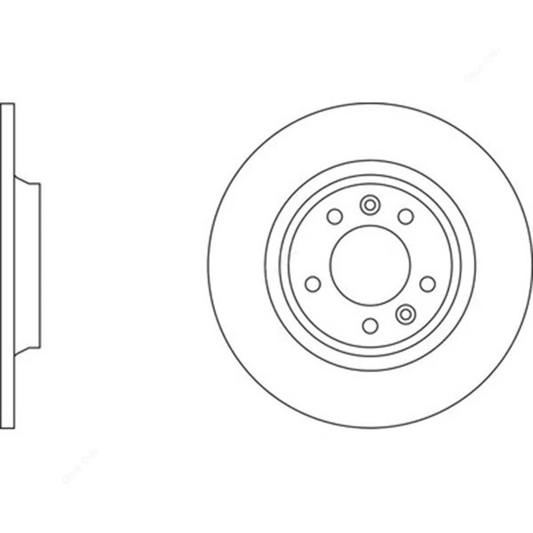 Juego de discos y pastillas de freno trasero azul Apec para Peugeot RCZ 1.6 2.0 (2010-2015) Foto 2 de 3