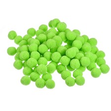 Pom Felt Balls Fabric 1.5cm 15mm Green for Craft Project DIY 100 Pcs